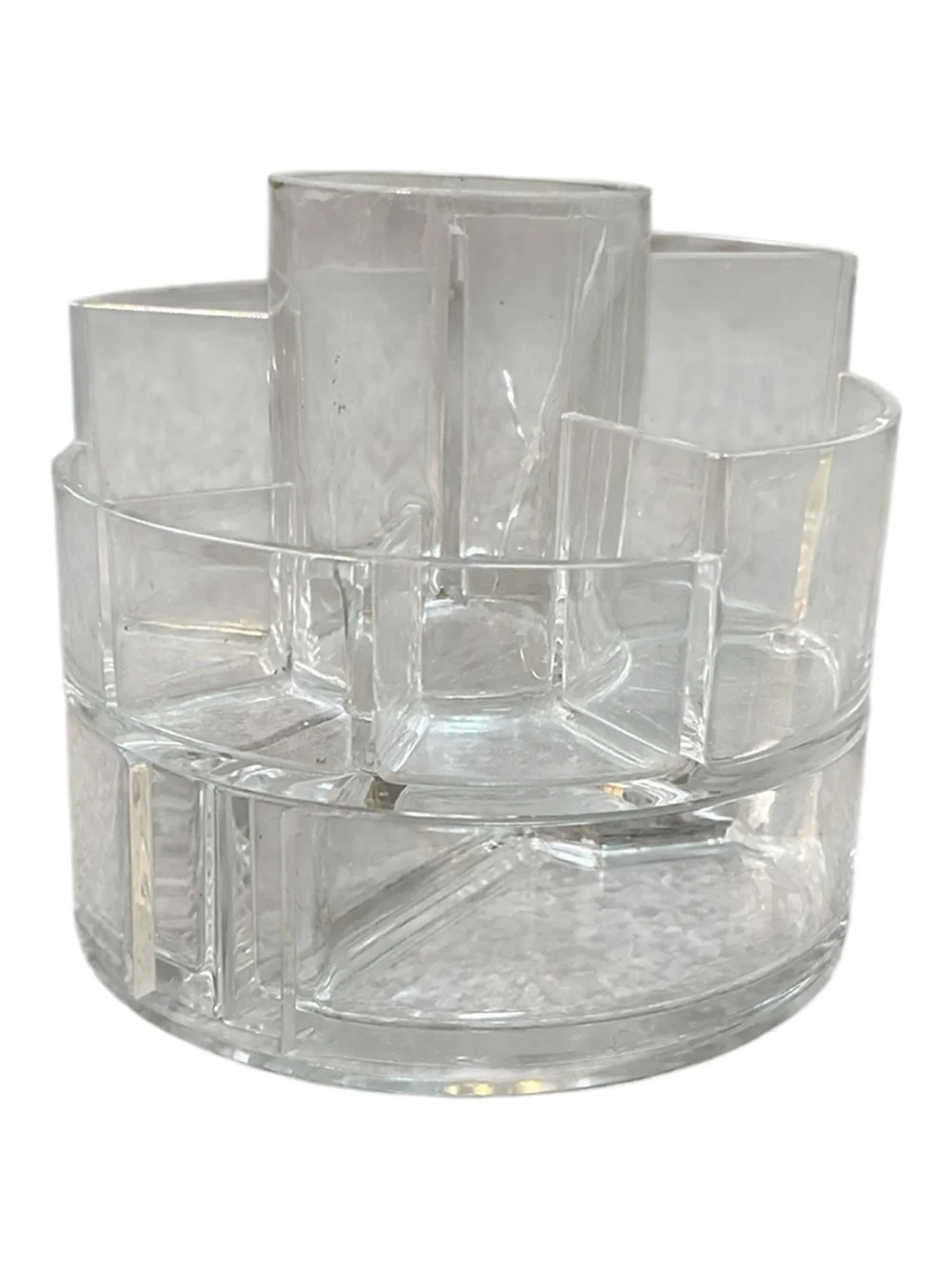 Clear Tiered Acrylic Makeup Organizer